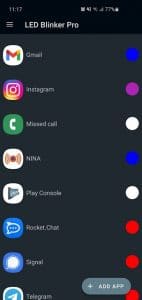 تحميل تطبيق LED Blinker Notifications لعمل اشعارت للهاتف 3