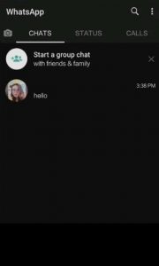 تحميل الواتس اب الاسود 2021 Whatsapp Dark mode 3