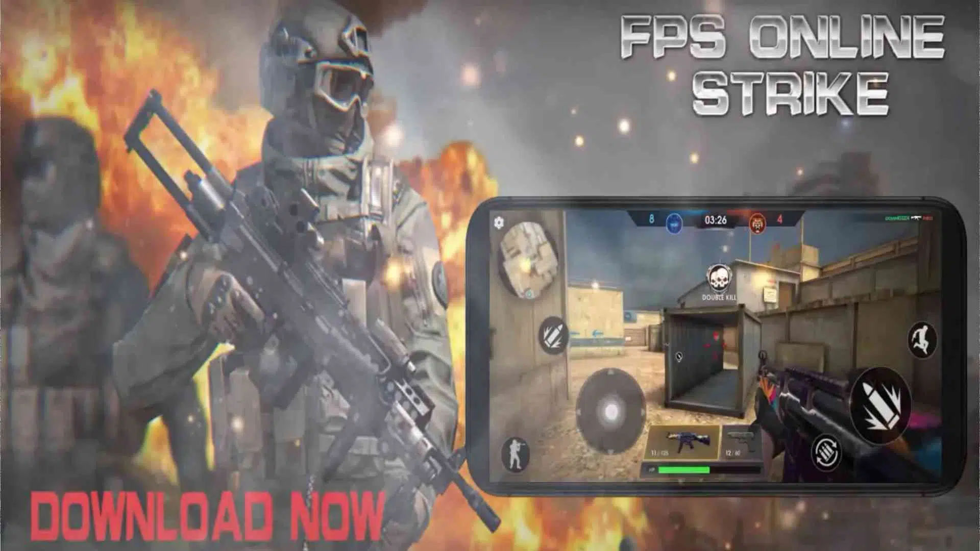 تنزيل لعبة الحروب FPS Online Strike للهاتف