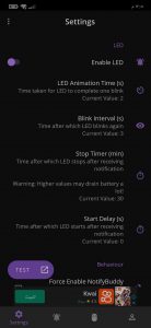 افضل تطبيق إشعارات LED للهاتف NotifyBuddy 2