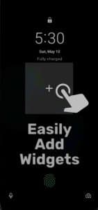 تطبيق اضافة الويدجت علي شاشة القفل Lockscreen Widgets 1