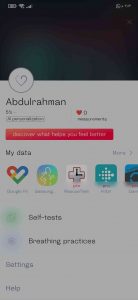 تطبيق قياس الصحه وضغط الدم ونبض القلب Welltory 3