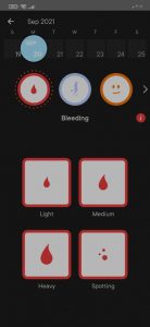 تطبيق تتبع الدورة الشهرية Period Tracker Clue 1