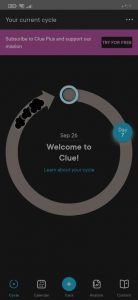 تطبيق تتبع الدورة الشهرية Period Tracker Clue 5 تطبيق تتبع الدورة الشهرية Period Tracker Clue 4