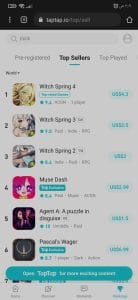 تاب تاب الموقع الصيني Tap Tap لتحميل الالعاب الجديدة 2