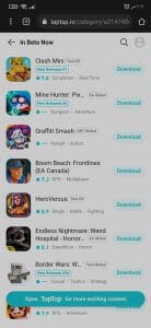 تاب تاب الموقع الصيني Tap Tap لتحميل الالعاب الجديدة 1
