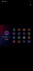 تحميل تطبيق الايقونات GlowLine Icon Pack‏ مجانا برابط مباشر 1
