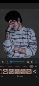 تطبيق Beardify AI Hairstyle Tattoo‏ لأضافة وشم علي الصور 1