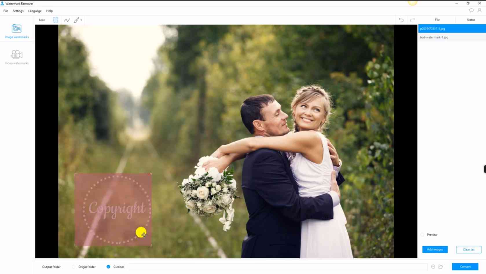 تحميل برنامج ازالة العلامة المائية Photo Eraser من الفيديوهات والصور للكمبيوتر 3