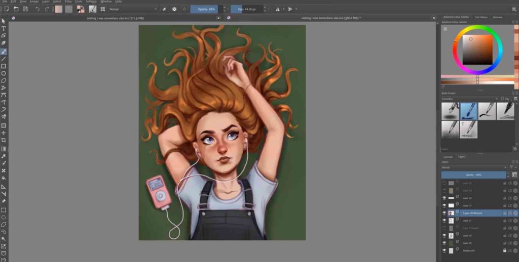 تحميل برنامج Krita لرسم الانمي علي الكمبيوتر مجانا 2022 4