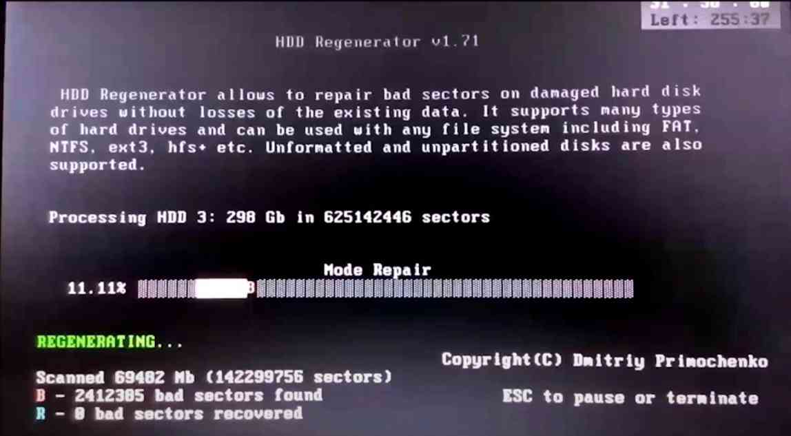 تحميل برنامج HDD Regenerator لاصلاح الهارد التالف بسهولة 4 تحميل برنامج HDD Regenerator لاصلاح الهارد التالف بسهولة 3