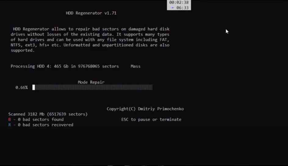 تحميل برنامج HDD Regenerator لاصلاح الهارد التالف بسهولة 3 تحميل برنامج HDD Regenerator لاصلاح الهارد التالف بسهولة 2