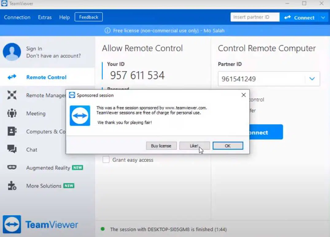 تحميل برنامج تيم فيور Team Viewer 2024 للكمبيوتر اخر اصدار من ميديا فاير 4 تحميل برنامج تيم فيور Team Viewer 2024 للكمبيوتر اخر اصدار من ميديا فاير 3