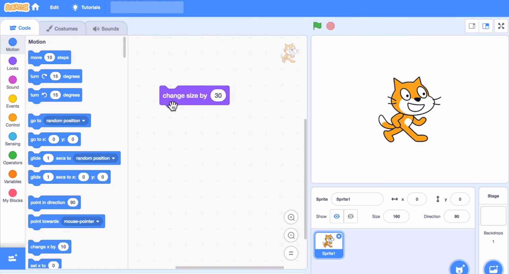 تحميل برنامج سكراتش Scratch لصنع الالعاب عبر الهاتف مجانا 3