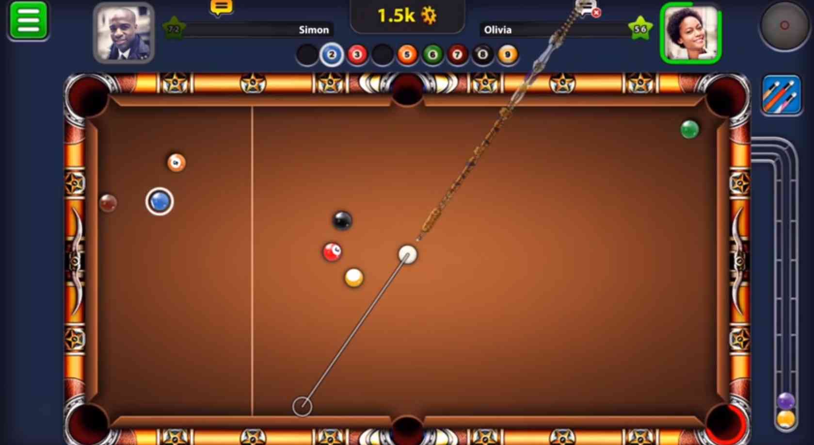 تحميل لعبة 8ball pool مهكرة تطويل السهم 2022 نقود لا تنتهي 5