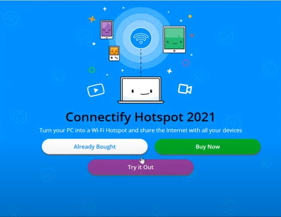 تحميل برنامج كونكت فاي مجانا لتحويل اللابتوب الى راوتر 1