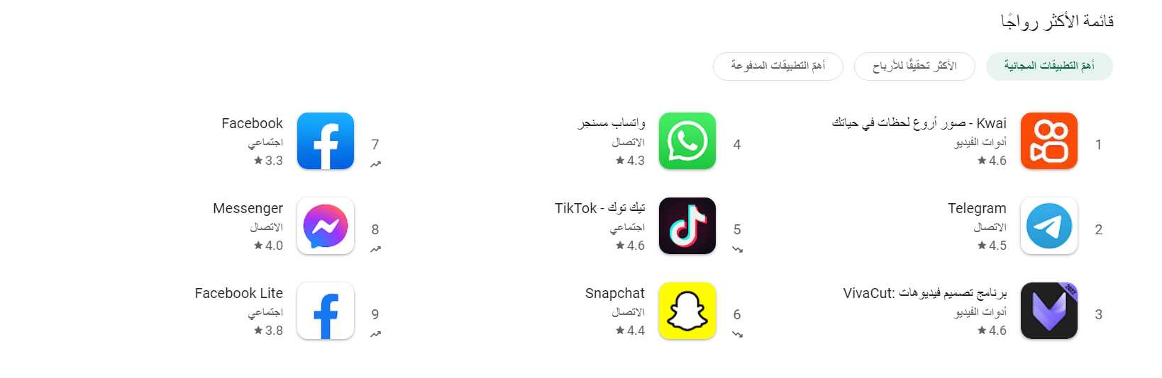 متجر جوجل بلاي Google Play أفضل التطبيقات المجانية للاندرويد 2