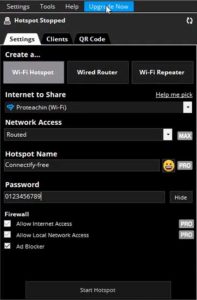 تحميل برنامج كونكت فاي مجانا لتحويل اللابتوب الى راوتر 3
