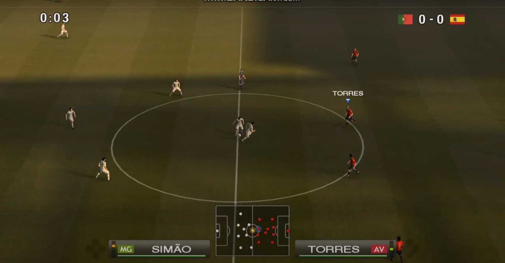 تحميل لعبة بيس PES 2009 للكمبيوتر وللاندرويد كاملة بحجم صغير من ميديا فاير 6