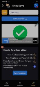 تنزيل تطبيق تحميل ستوري فيس بوك والفيديوهات للاندرويد وللايفون 2024 مجانا 2
