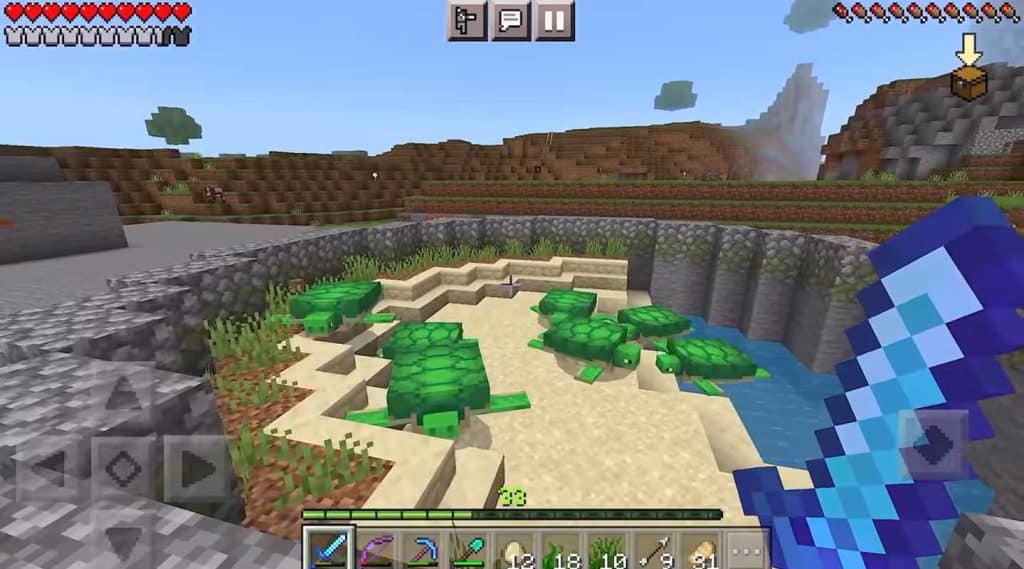 تحميل لعبة ماين كرافت للايفون والايباد بدون جلبريك Minecraft iOS 2024 3