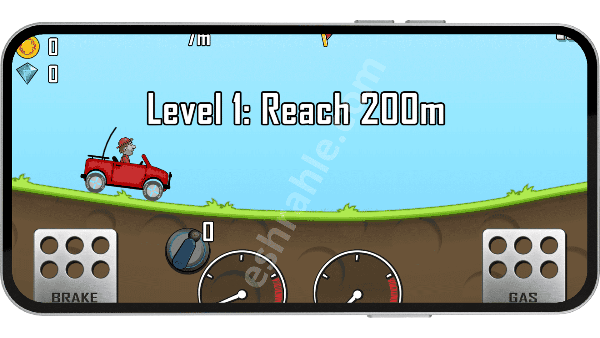 تحميل لعبة hill climb racing مهكرة من ميديا فاير اخر اصدار