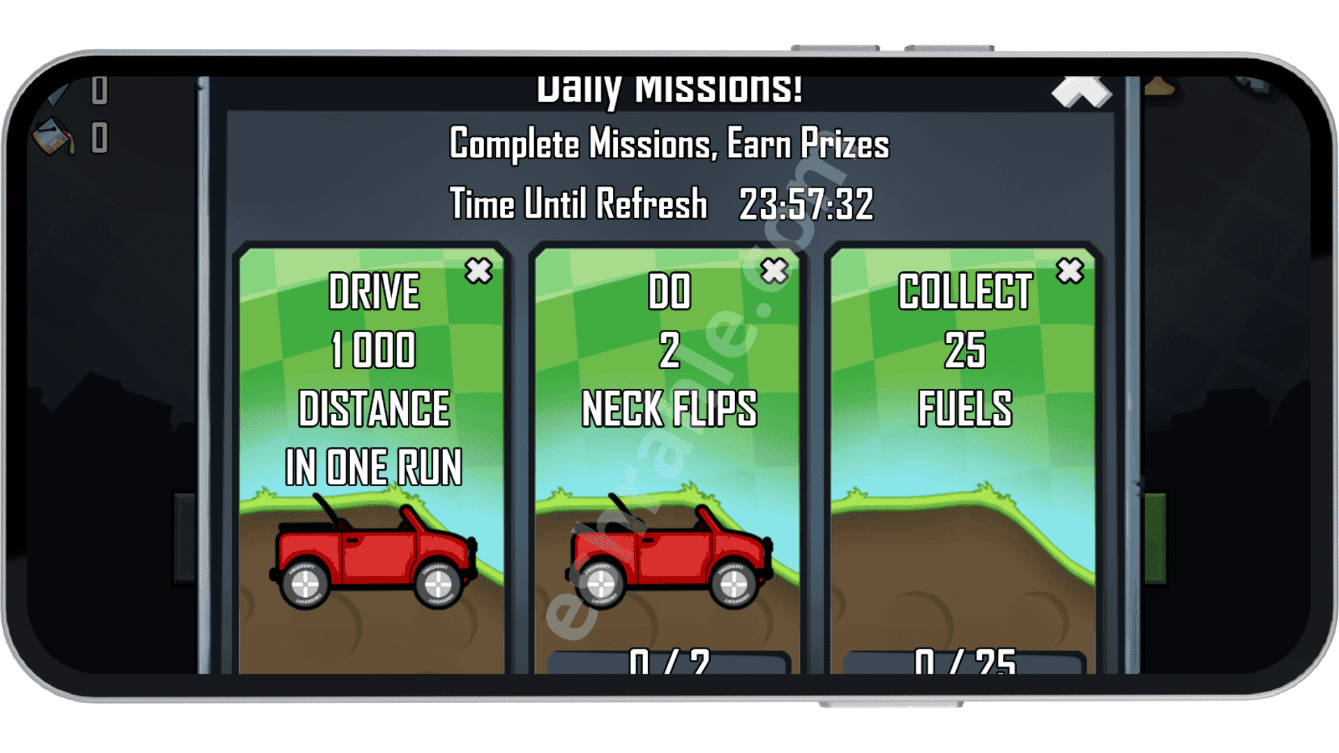 تحميل لعبة hill climb racing مهكرة من ميديا فاير اخر اصدار