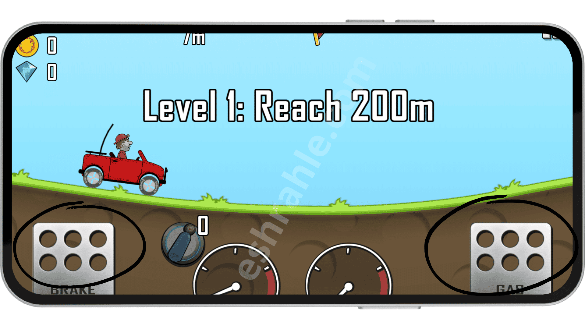 تحميل لعبة hill climb racing مهكرة من ميديا فاير اخر اصدار