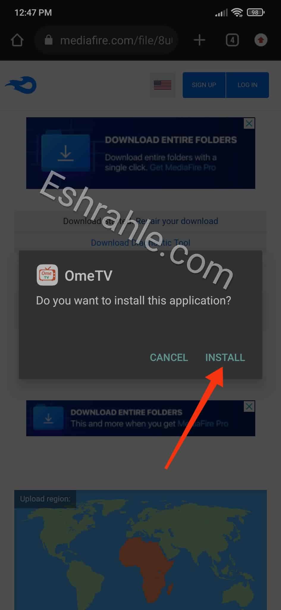 تحميل برنامج اومي تيفي OmeTV مهكر للاندرويد وللايفون 2024 من ميديا فاير 3