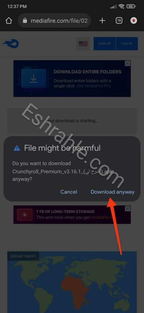 تحميل تطبيق Crunchyroll APK 2025 مهكر للاندرويد كرانشي رول مجانا 2