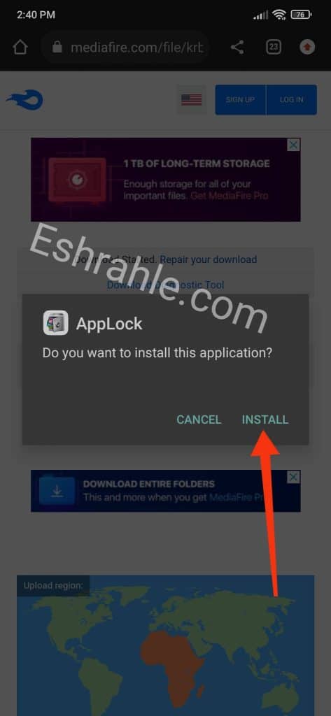 تنزيل برنامج قفل التطبيقات بالبصمة وكلمة سر للاندرويد APK 3