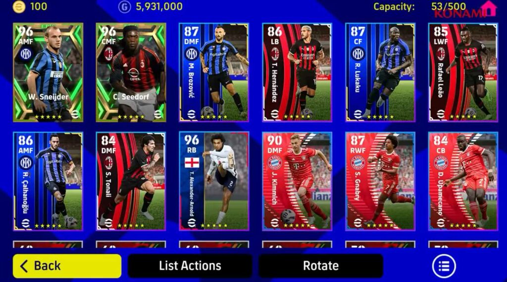 تحميل لعبة بيس 2023 eFootball PES للاندرويد بحجم صغير APK 2