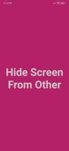 تحميل تطبيق Hide Screen للاندرويد وللايفون 2024 مجانا من ميديا فاير 1