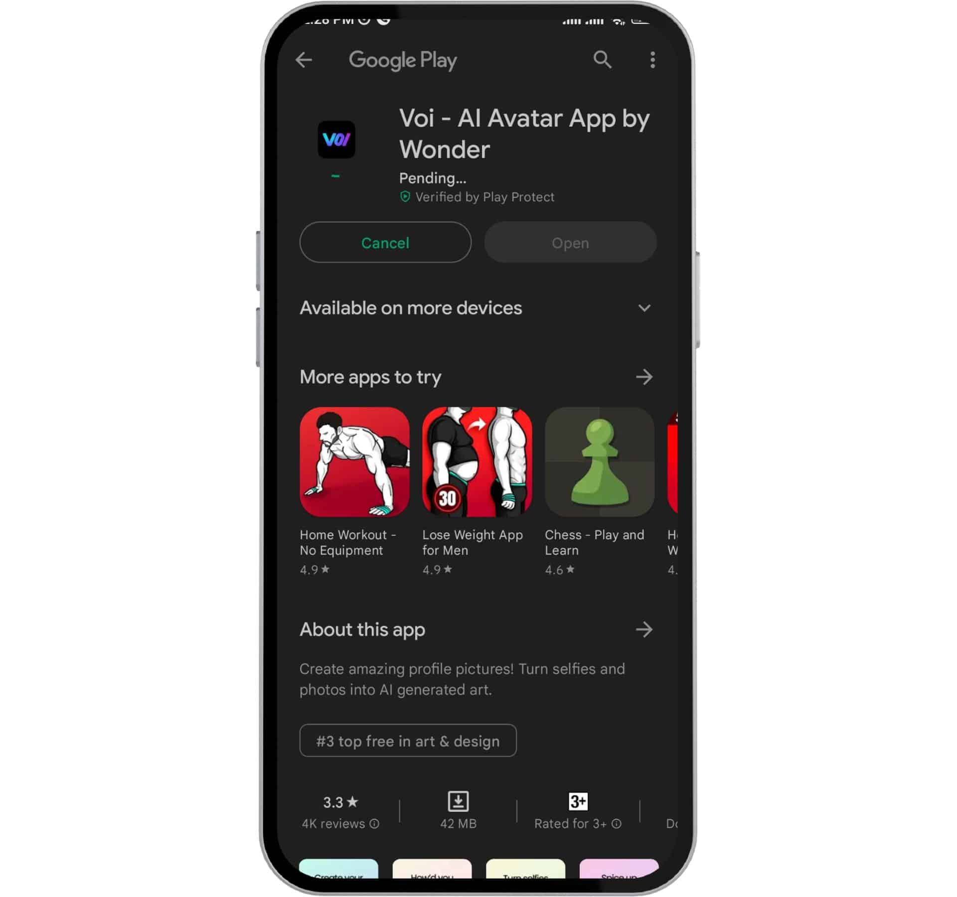 تحميل تطبيق voi ai avatar لتحويل الصور بالذكاء الاصنطاعي apk 3 تحميل تطبيق voi ai avatar لتحويل الصور بالذكاء الاصنطاعي apk