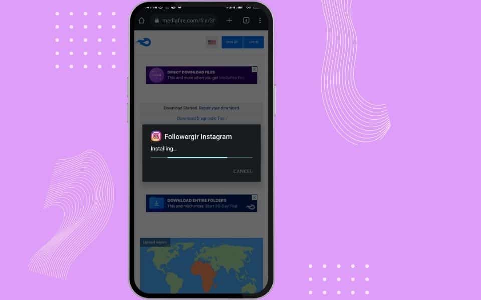 تحميل برنامج فالوكير انستقرام followergir instagram مهكر اخر اصدار