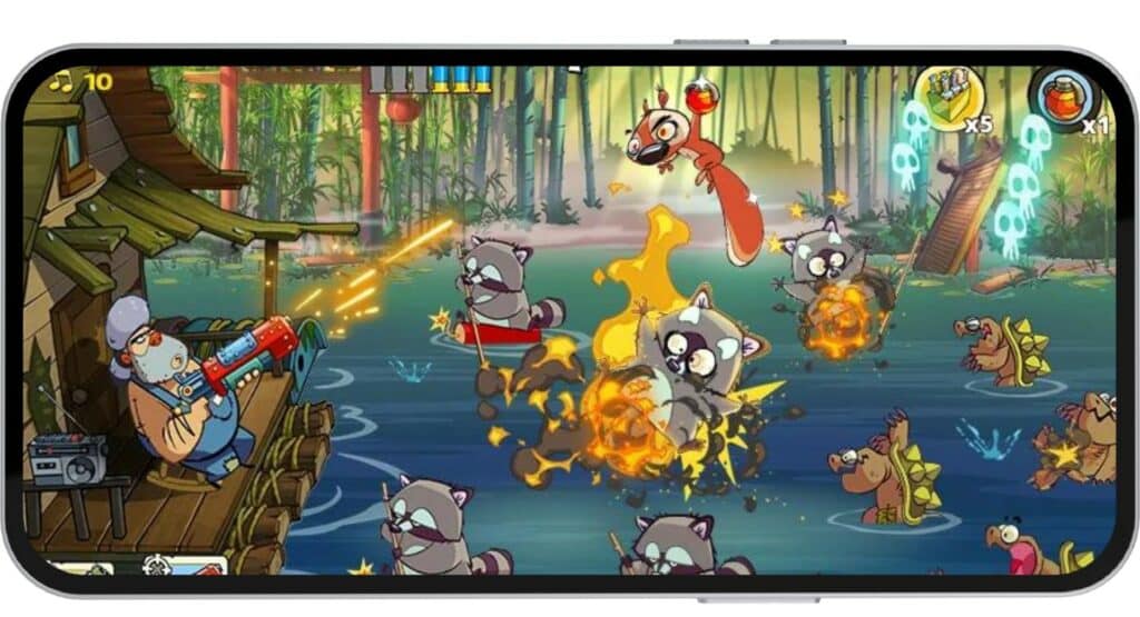تحميل لعبة هجوم المستنقع مهكرة من ميديا فاير Swamp Attack 2 8 تهكير لعبة هجوم المستنقع للاندرويد