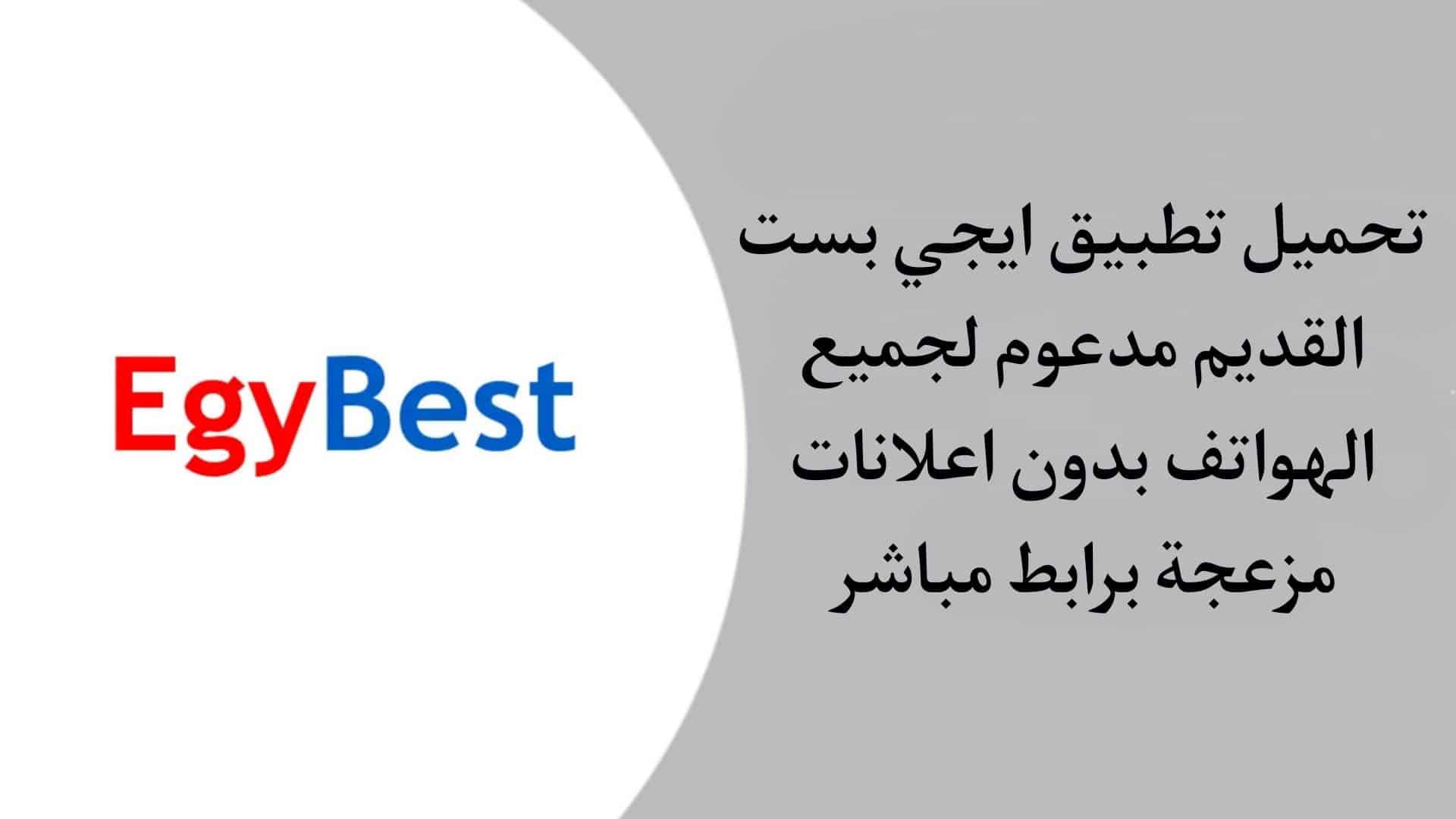 تحميل تطبيق ايجي بست للاندرويد 2021