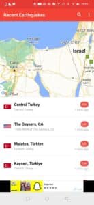 تحميل تطبيق رصد الزلازل مباشر earthquake للايفون وللاندرويد اخر اصدار 2024 3