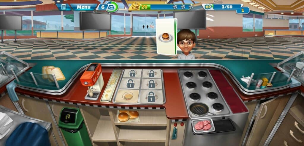 تحميل لعبة حمي الطهي Cooking Fever مهكرة 2024 للاندرويد من ميديا فاير 4