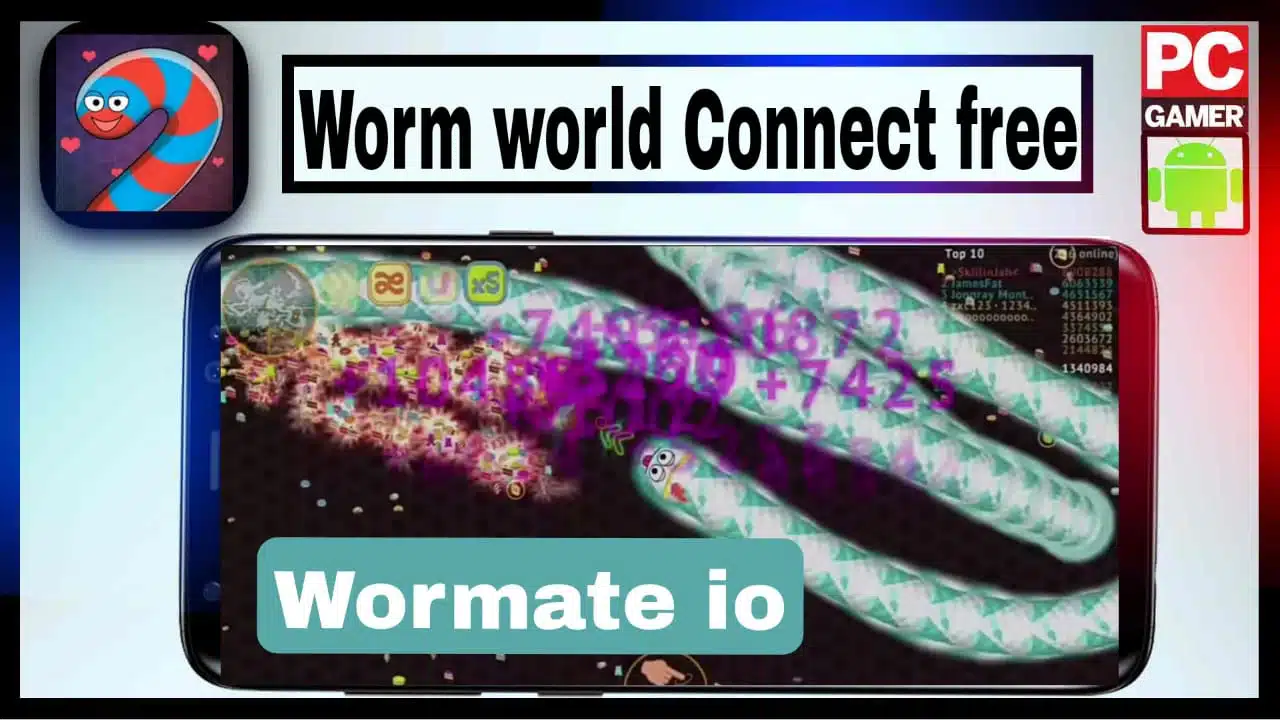 تحميل وتفعيل ميزة worm world connect للايفون وللاندرويد apk مهكرة