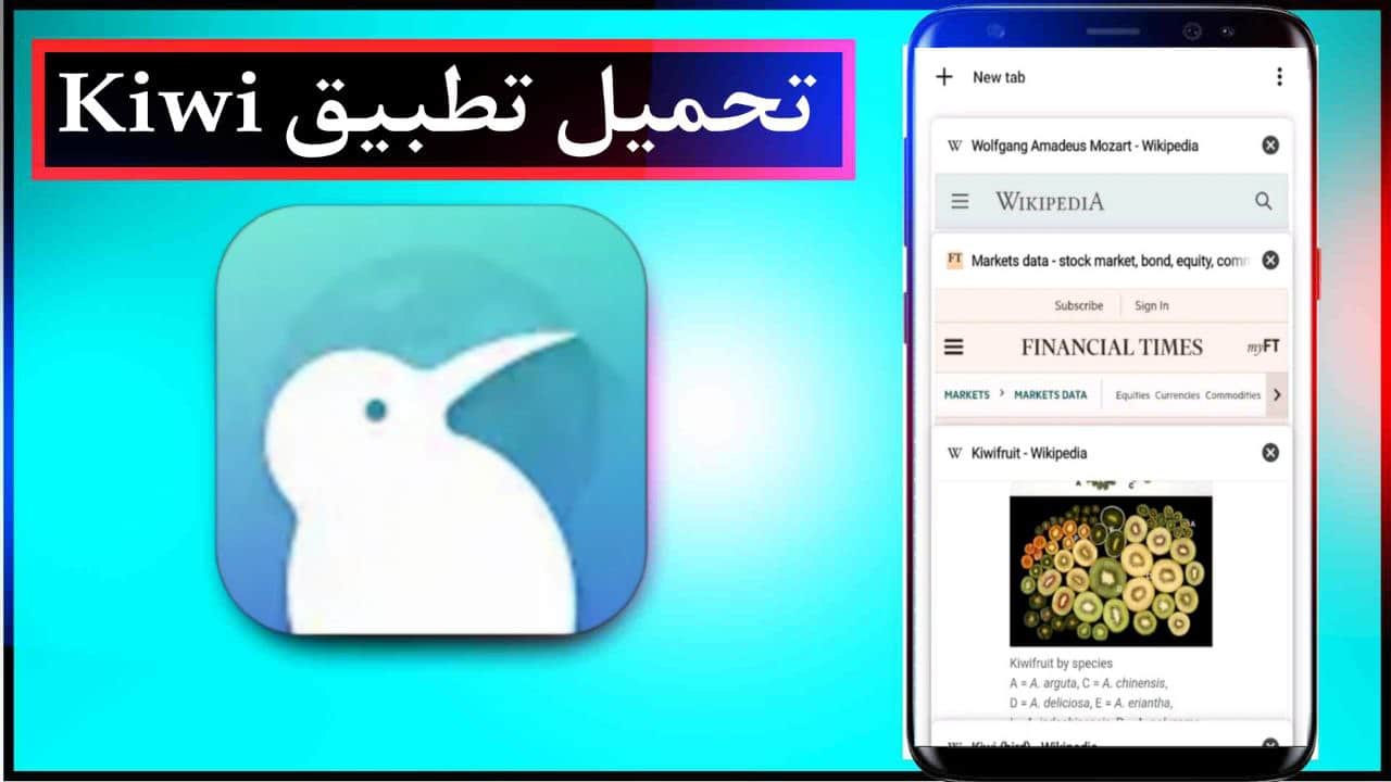 تحميل متصفح Kiwi سريع وهادئ اخر اصدار 2023 للاجهزة الضعيفة