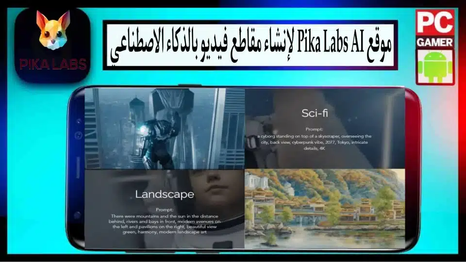تحميل موقع Pika Labs ai لانشاء فيديوهات بلذكاء الاصطناعي 2024 مجانا 2