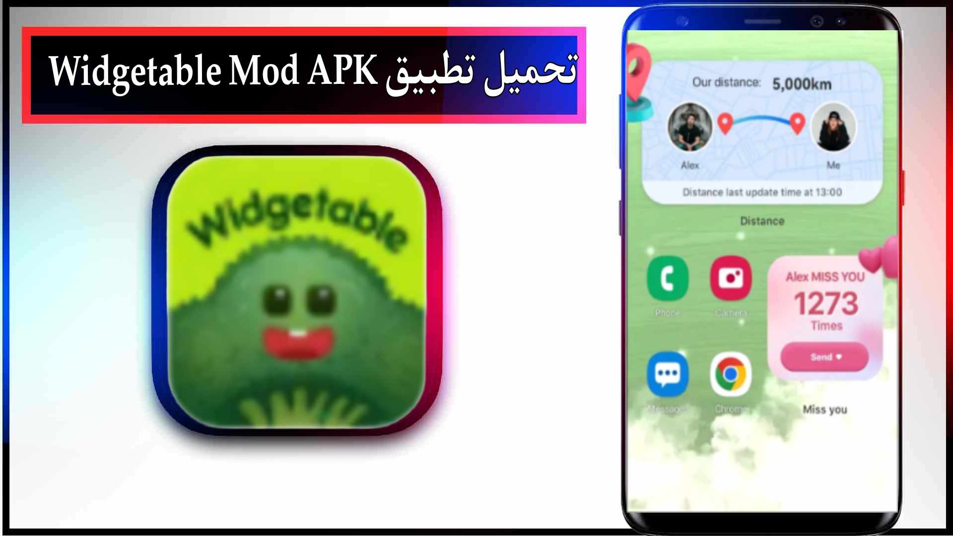 تحميل تطبيق Widgetable Mod APK مهكر للاندرويد وللايفون اخر اصدار 2024 من ميديا فاير