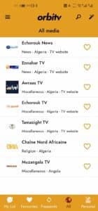 تحميل برنامج Orbitv مهكر 2025 لمشاهدة المباريات والقنوات اخر اصدار مجانا 1