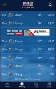 تحميل تطبيق wsb weather app للاندرويد وللايفون اخر اصدار 2025 من ميديا فاير