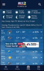تحميل تطبيق wsb weather app للاندرويد وللايفون اخر اصدار 2025 من ميديا فاير 3