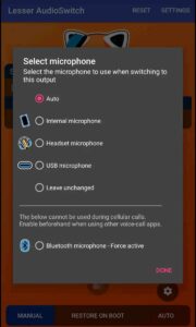 تحميل برنامج lesser audio switch مهكر للاندرويد اخر اصدار 2025 من ميديا فير