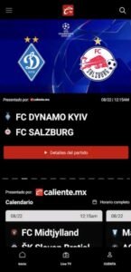 تحميل تطبيق caliente tv لمشاهدة المباريات بث مباشر بدون تقطيع 2026 برابط مباشر 3 تحميل تطبيق caliente tv لمشاهدة المباريات بث مباشر بدون تقطيع 2026 برابط مباشر 2