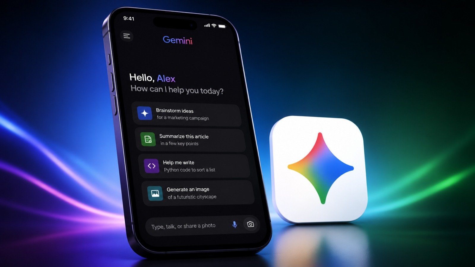 تحميل تطبيق جيميناي جوجل Gemini APK للاندرويد وللايفون 2026 3 تحميل تطبيق جيميناي جوجل Gemini APK للاندرويد وللايفون 2026 2
