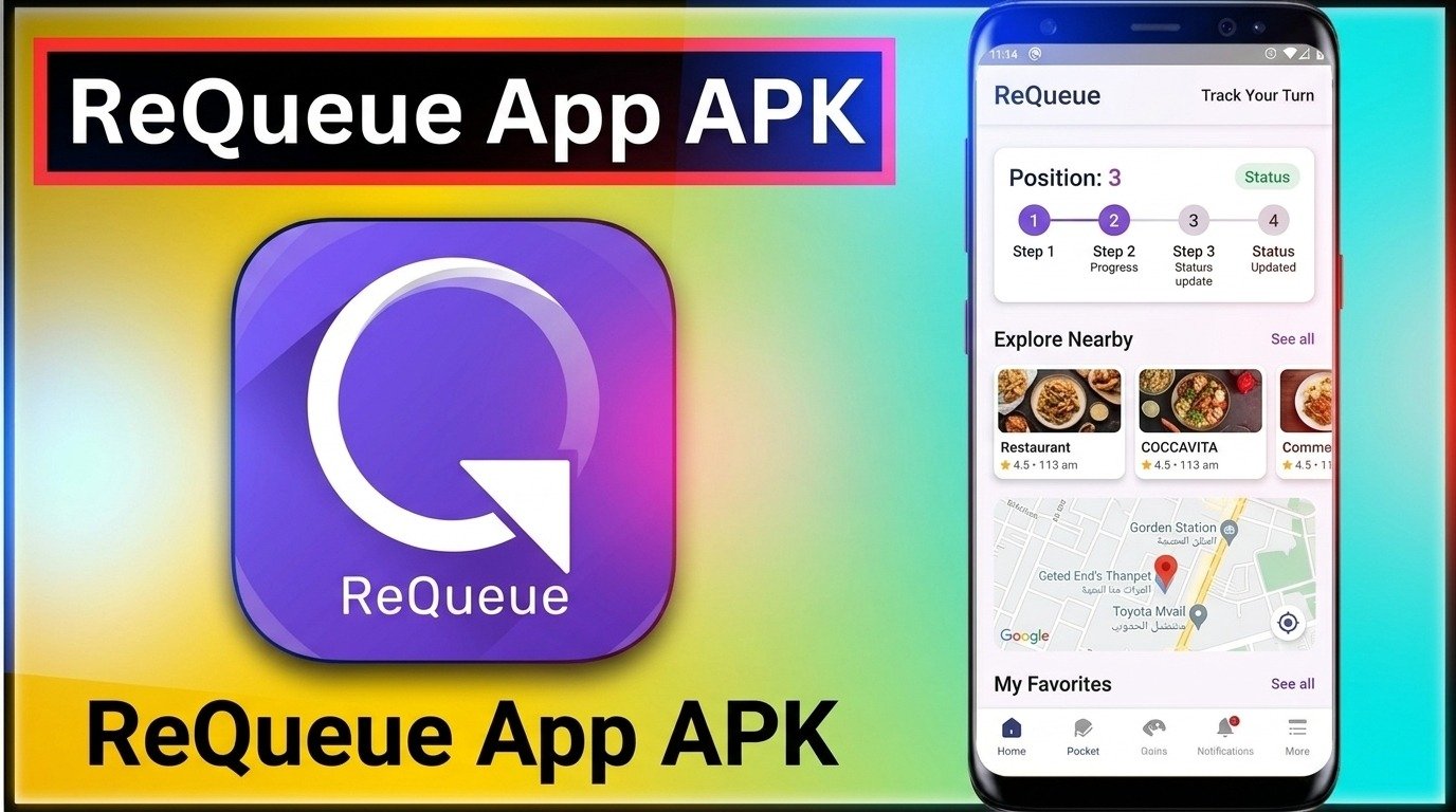 تحميل تطبيق ريكيو ReQueue App لحجز المطاعم للاندرويد وللايفون 2026 1 تحميل تطبيق ريكيو ReQueue App لحجز المطاعم للاندرويد وللايفون 2026 1